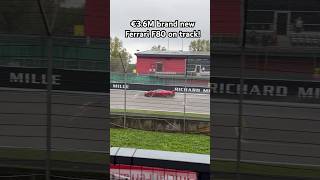 Ferrari F80 on track at Finali Mondiali Ferrari 2024 #ferrari #viral #sound #car #ferrarif80