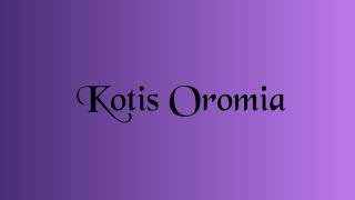 Kotis Oromia Live Stream