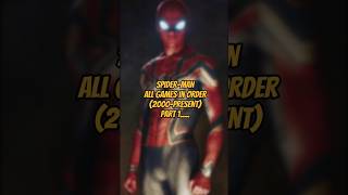 Spider-Man All Games in Order (2000- Present) 🕷️🕸️ Part 1... #gaming #spiderman #viral