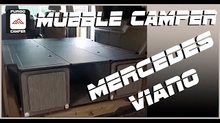 Мебель для кемперов Mercedes Viano на заказ-FURGO CAMPER MUEBLES