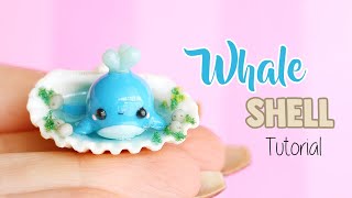 Kawaii Whale Shell │ Polymer Clay Tutorial