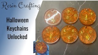 Creating Halloween Resin Keychains for October Mystery Bags | JDiction Resin Crafting | Resin Art