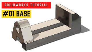 Solidworks Tutorial | Bench Vise Assembly | 01 - Base