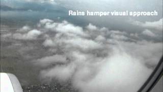 Landing in General Santos Airport in a Turbulent Afternoon