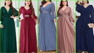 Hermosos vestidos de talla grande para mujer, diseño de vestidos.