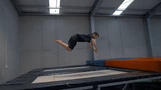 Trampoline Stomach Drop- Flips & Tumbles