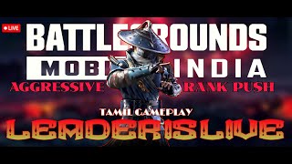 Aggressive Rank Push🔥 #bgmi 3.4 ( Crimson Moon Awakening theme mood ) | Tamil🔞| #bgmilive