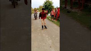 👍Inline Skating Stunt 😱#trending #inlineskating #youtubeshorts # ...