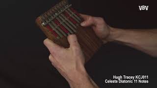 KCJ011 AMI Hugh Tracey - Kalimba Junior Celeste Diatonic 11 Notes Board-Resonator