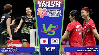 🔴 Virtual SCORE | Lee / Shin (KOR) vs Iwanaga / Nakanishi (JPG) | Malaysia Masters 2024 Badminton