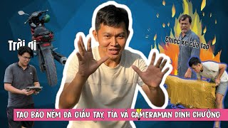 Tạo Báo Né.m Đá Giấu Tay,Cameraman và Tía Già dín.h chưởn.g