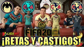 ¡RETAS DE FIFA 20 EN CUARENTENA! | ¡APUESTAS Y CASTIGOS: PURO CHILE Y PLATANO! | AMÉRICA VS AMÉRICA