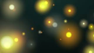 Golden Particles Overlay Bokeh Ball Particles For Wedding Video - No Copyright