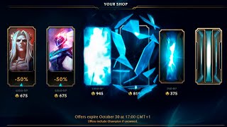 Your Shop is back RIGHT NOW - Skin Discounts - League of Legends