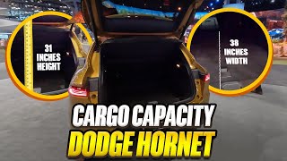 2023 Dodge Hornet - True Cargo Capacity Given In Inches