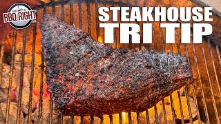 Reverse Seared Tri Tip - basted with a Steakhouse Butter