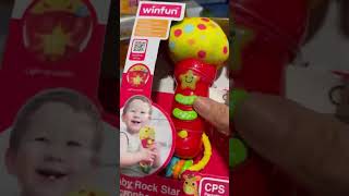 Cool Baby Rockstar Microphone #flashing #light #Bright #colorful #Light-up #trend #toys #satisfying