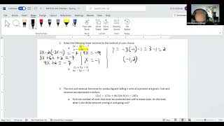 Linear Systems Review - Question 2