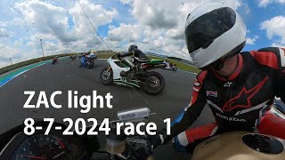 ZAC light 8-7-2024 race 1