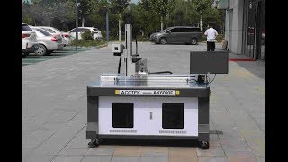 Acctek AK6090F big size color marking machine with JPT laser