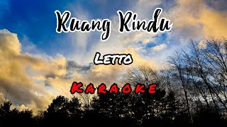 RUANG RINDU - LETTO || KARAOKE