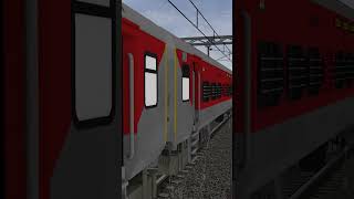 Thiruvananthapuram Central's 16334 Veraval Express Overtakes RORO in Konkan Railways! #shorts