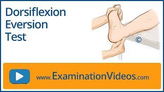 Dorsiflexion Eversion Test