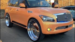 Mr2foreign Outrageous 2011 Infinite QX56 on 32’ Forgiato Maschili