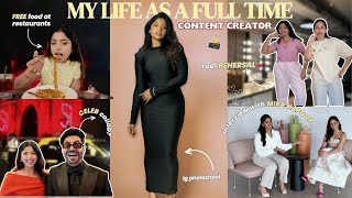 My 9-5 as a full time *Content Creator* (Inside info, bts, tips) 😰🤳🏻 Alfiya Karim Khan