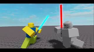 lightsaber animation test in roadblocks