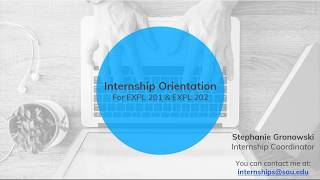 Internship Orientation