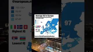 Avarage IQ on Europe #shorts