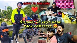 Shiliguri bike trip 😍par jana ka ka liya bag pack ho gaya complete 😍 #dailyvlog #500subs #uk07rider