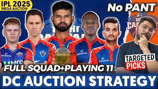 IPL 2025 - Delhi Capitals Auction Strategy || Delhi Capitals Targeted Players