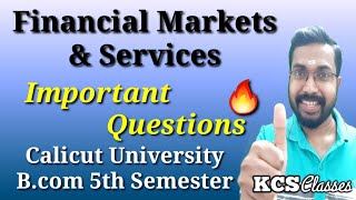 Financial Markets and Services|Important Questions|Calicut University Bcom 5th Semester