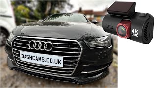 Our 4K front + 2k rear Dashcam including reversing camera function