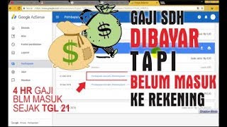 Cara Mengatasi Gaji Youtube BELUM MASUK REKENING SAMPAI 4 HARI