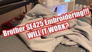 Brother se425 embroidery