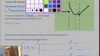 Algebra 2 Piecewise Functions