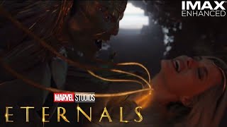 Thena Vs Kro - Eternals Final Fight Scene | Sprite stabs Sersi | Ikaris Vs Phastos