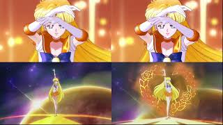 All Transform of Sailor Venus in Sailor Moon Crystal and Sailor Moon Eternal