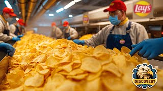 How Fresh Potato Chips Are Made 🥔🥔 Lays Chips Factory