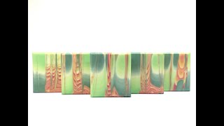 Oasis swirl Cold process soap