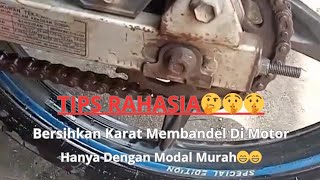 Cara Bersihkan Karat Dimotor Dengan Modal Receh