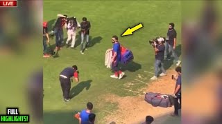 Virat Kohli Entry In Chinnaswamy Stadium Today For RCB Unbox Event Practice Video live