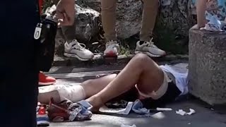 Tuča migranata na Kalemegdanu