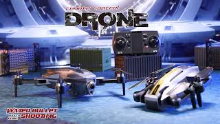 2.4GHz RC Shooting Drone with Brushless Machine