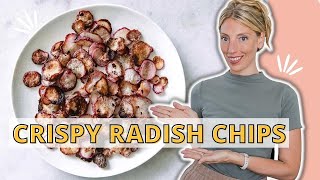 Crispy Roasted Radish Slice Chips | Turn Leftover Radishes into Tasty Chips!