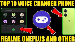 TOP 10 VOICE CHANGER PHONE|| VIVO OPPO REDMI REALME POCO SAMSUNG _ 😍 @RaiStar