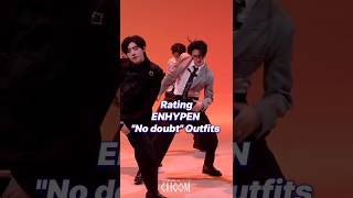 Rating Enhypen "No doubt" Studio Choom Outfits #kpop #enhypen #nodoubt #outfit #engene